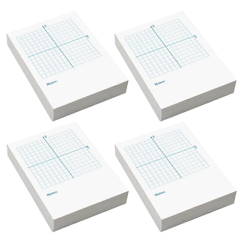 Graph Notepad Xy Coordinate Practice Notebooks For Math Exercises Graphing Sheets Educational Use 4Set