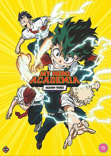 My Hero Academia Complete Season 3 DVD (2020) Yousuke Kuroda cert 15 4 discs - Region 2