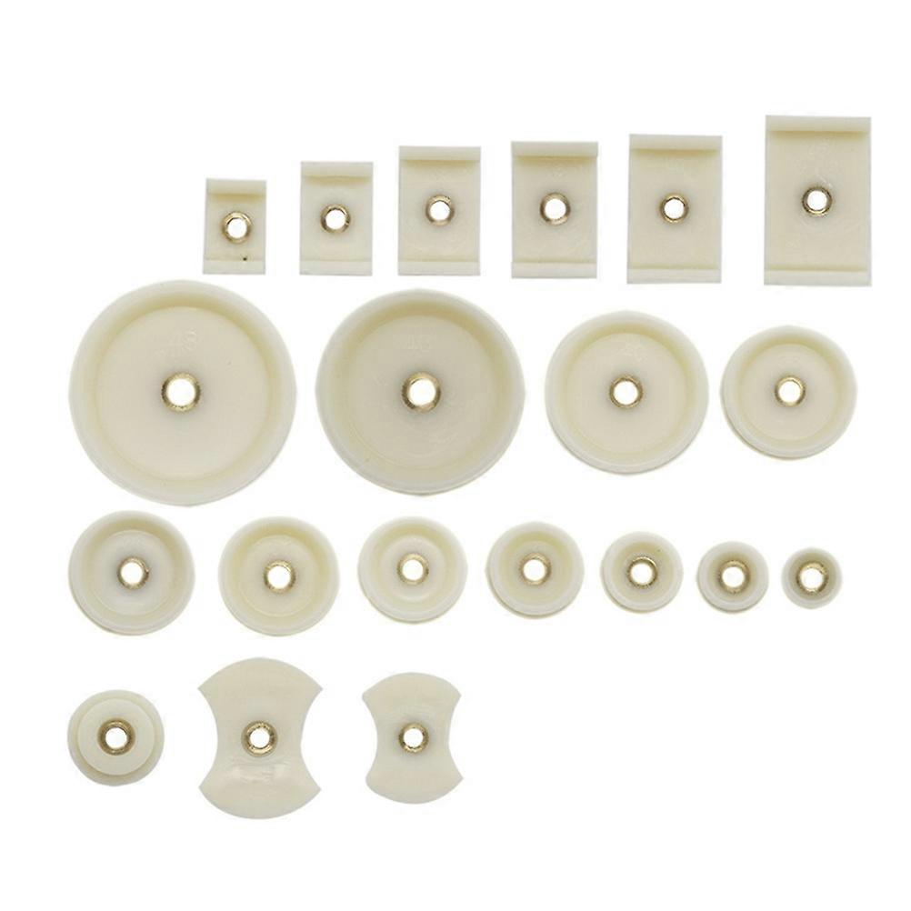 Watch Press Tool Kit Capping Pliers with Square Mold for Professionals in Workshop 4.5X3.7cm Beige 20Pcs