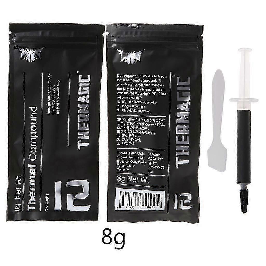 Thermal Grease 4g/8g Zf-12 For Gpu Heatsink Cpu Chip Heat Conductive Paste