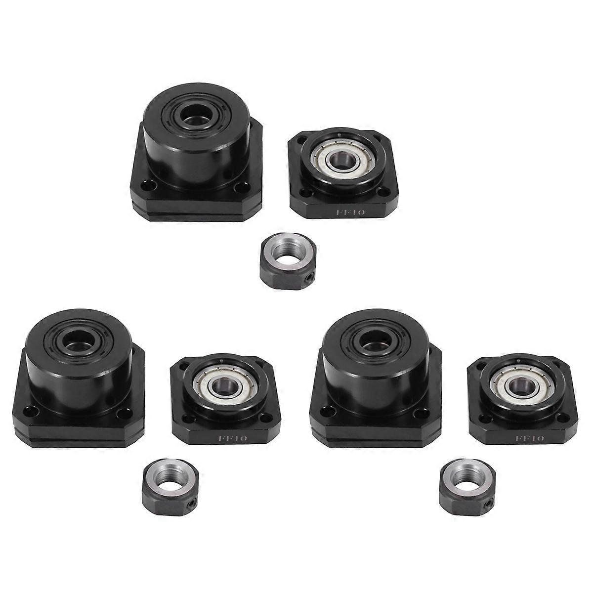 FK10 Fixed Side + FF10 Floated Side for SFU1204 Ballscrew 