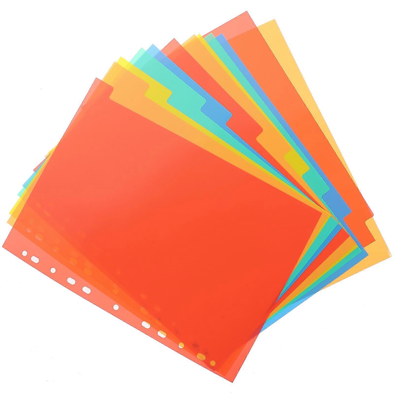 3 Sets Binder Dividers with Tabs for Office Notepads, Meeting Notebooks and Page Organization