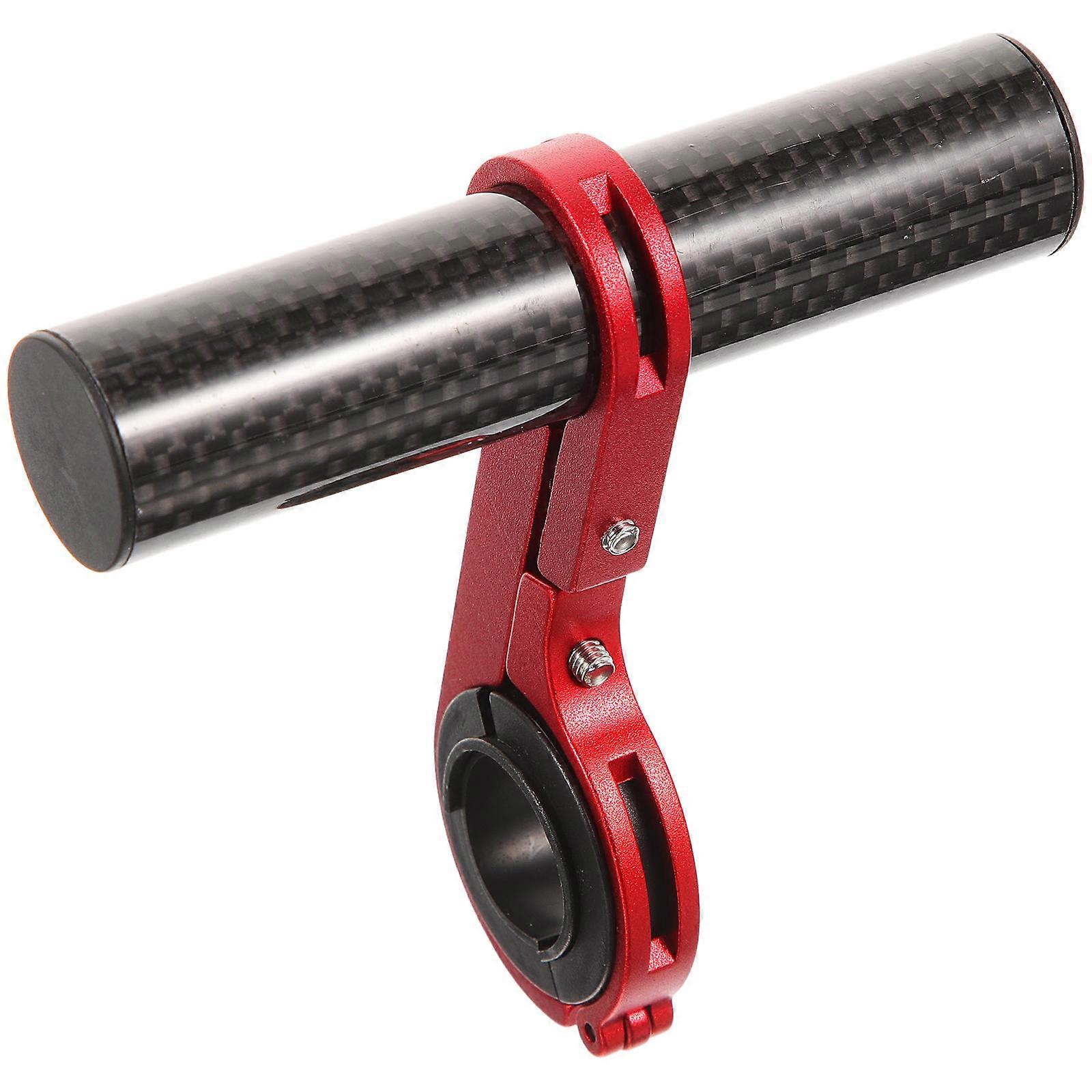Bike Handlebar Extenders Metal For Cyclists And Outdoor Activities Red 1Set