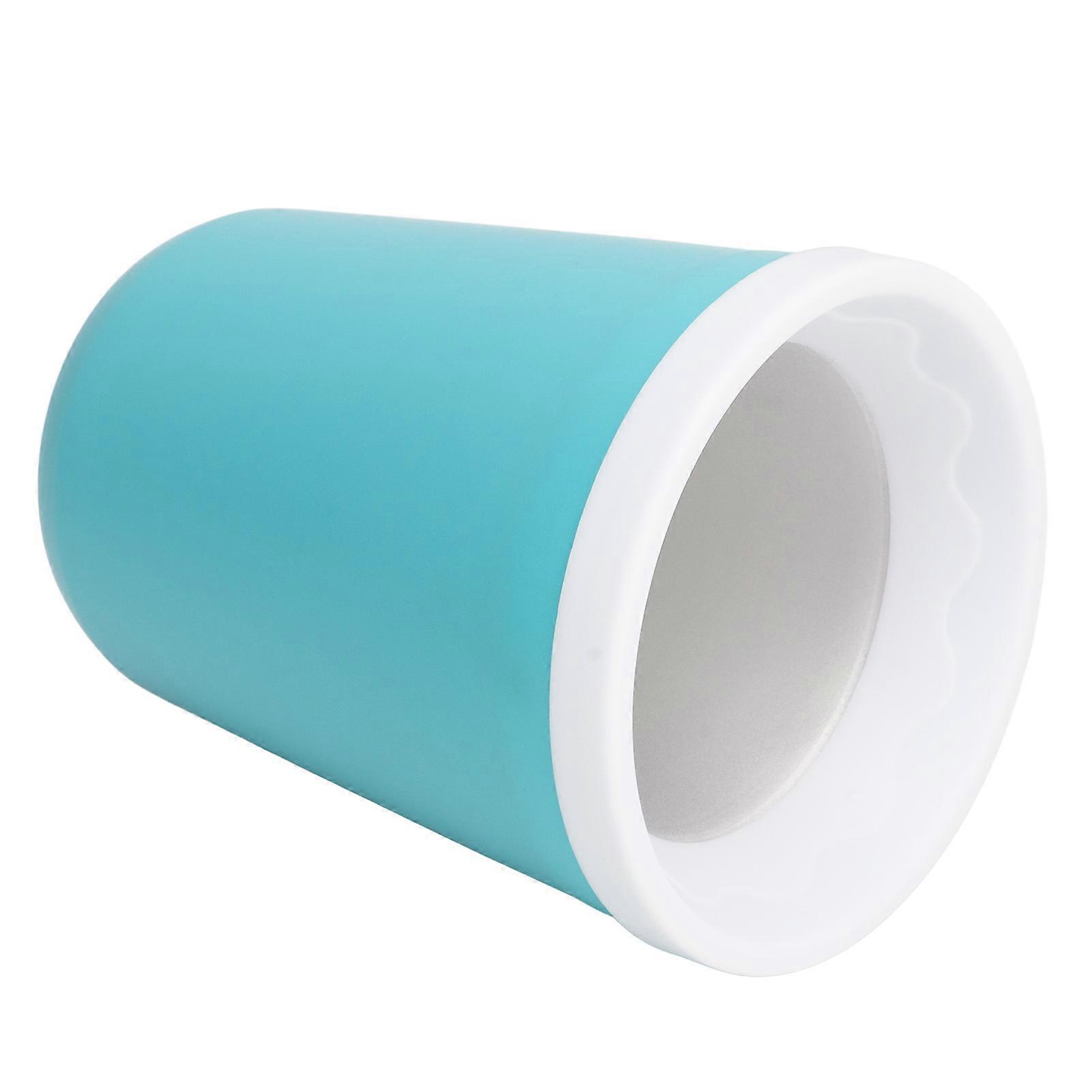 Slushie Maker Cup Without Plug Quick Freezing Cup Home DIY Juice Beverages Stir Cooling Cup Blue 
