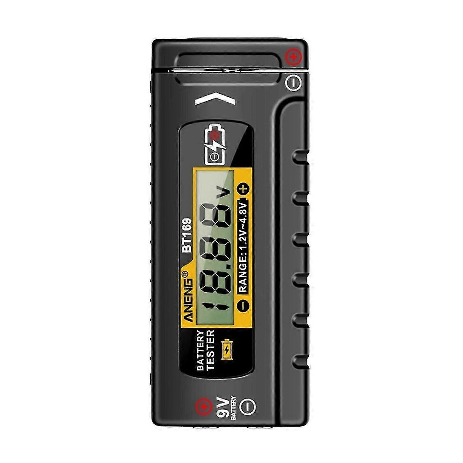 ANENG BT169 Universal Battery Tester LCD Battery Indicator Gauge Checker 9V 1.5V Button Cell Test Ho