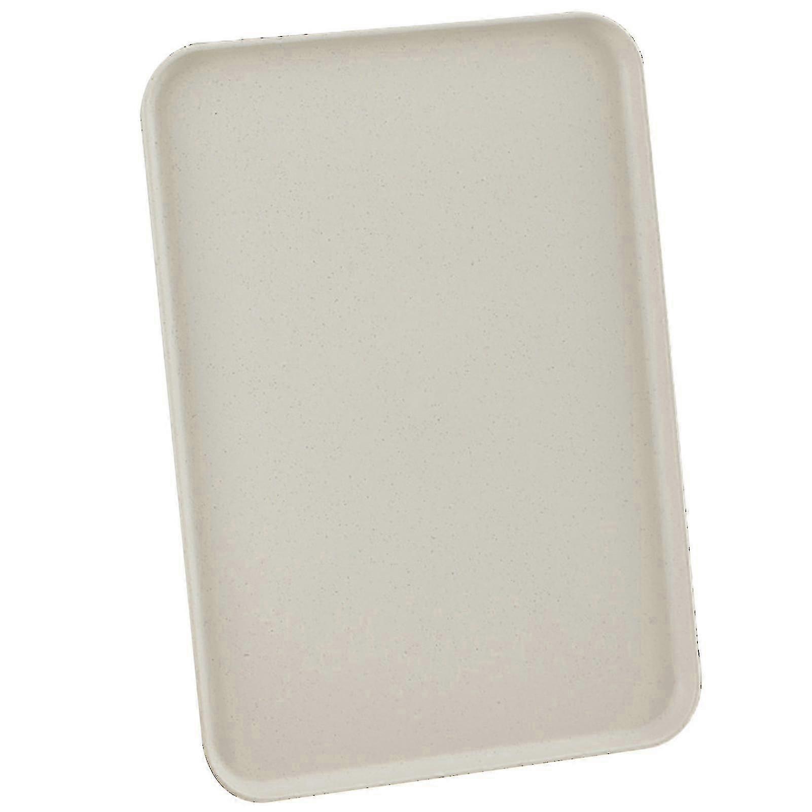 Multi-function Delicate Nordic Style Decorative Rectangular Plastic Serving Tray for Home