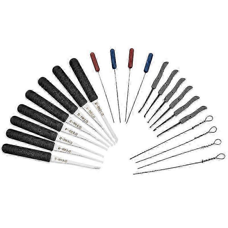 12-Piece Broken Key Extractor and Debris Removal Tool Kit for Lock Repair