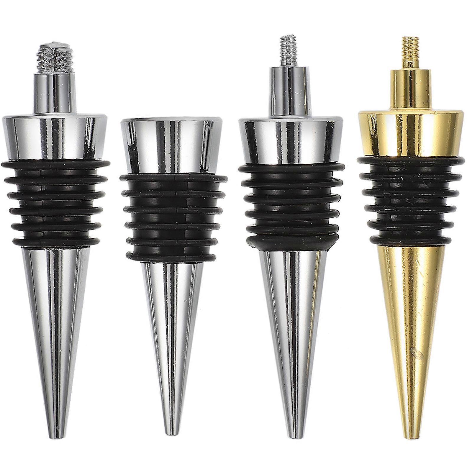 Reusable Stoppers Bottle Stopper Banquet Accessory 7.8x2.2cm 4Pcs