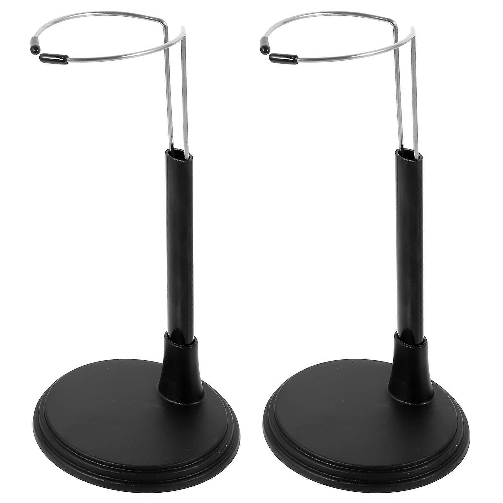 Doll Display Stand 2pcs Stable Base Figure Rack Simple Design for Home and Shop Use