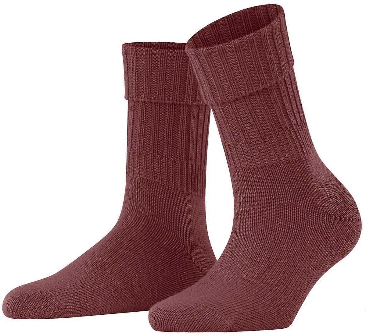 Falke Striggings Rib Boot Socks - Cayenne Red