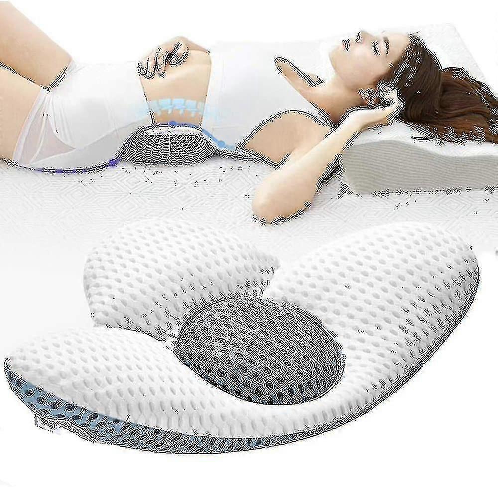 وسادة قطنية العظام العمود الفقري القطني دعم النوم دعم أسفل الظهر وسادة السرير لعرق النسا الحمل الورك أو الساق الألم