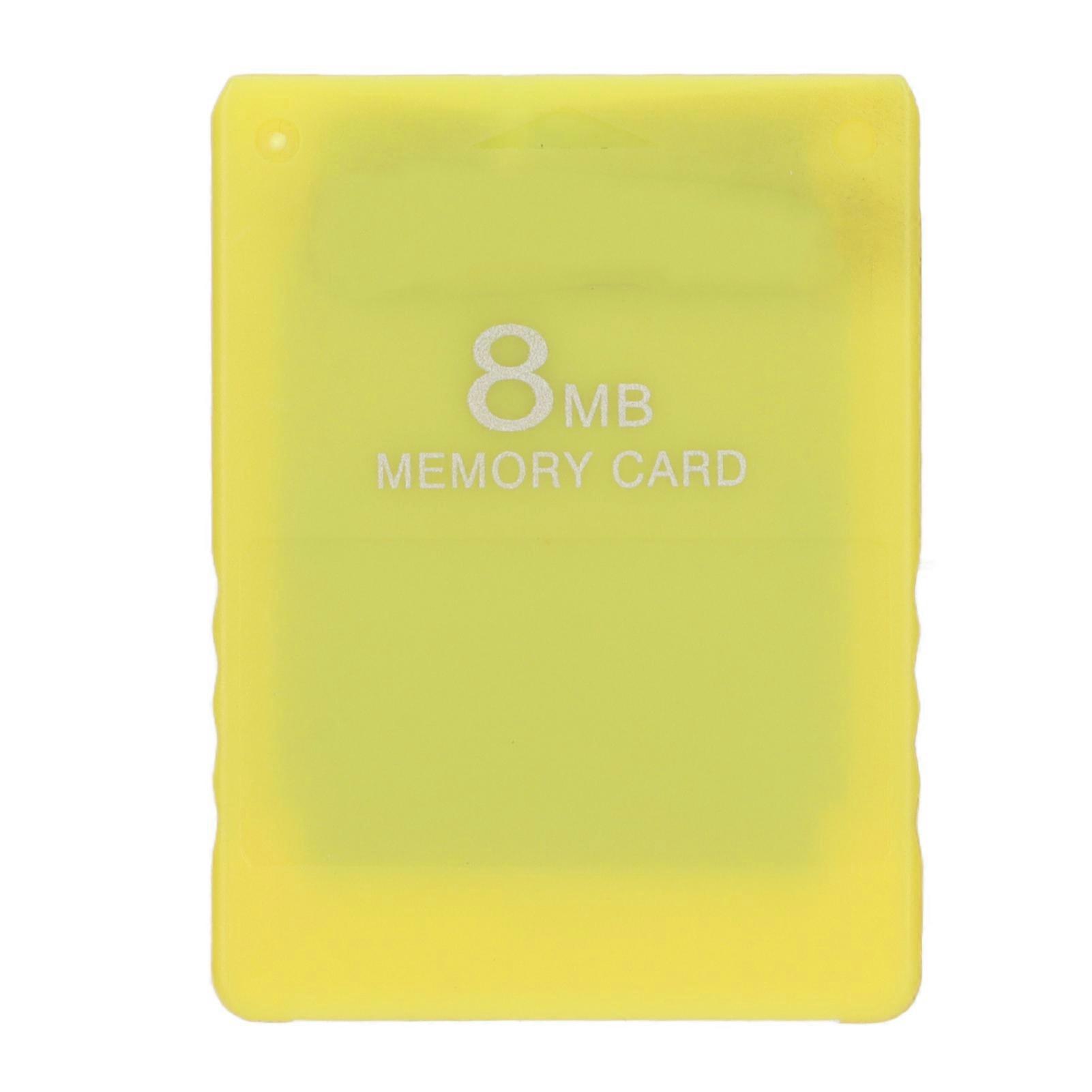 Memory Card 8MB Sturdy Easy to Use High Speed Portable Gaming Memory Card for PlayStation 2
