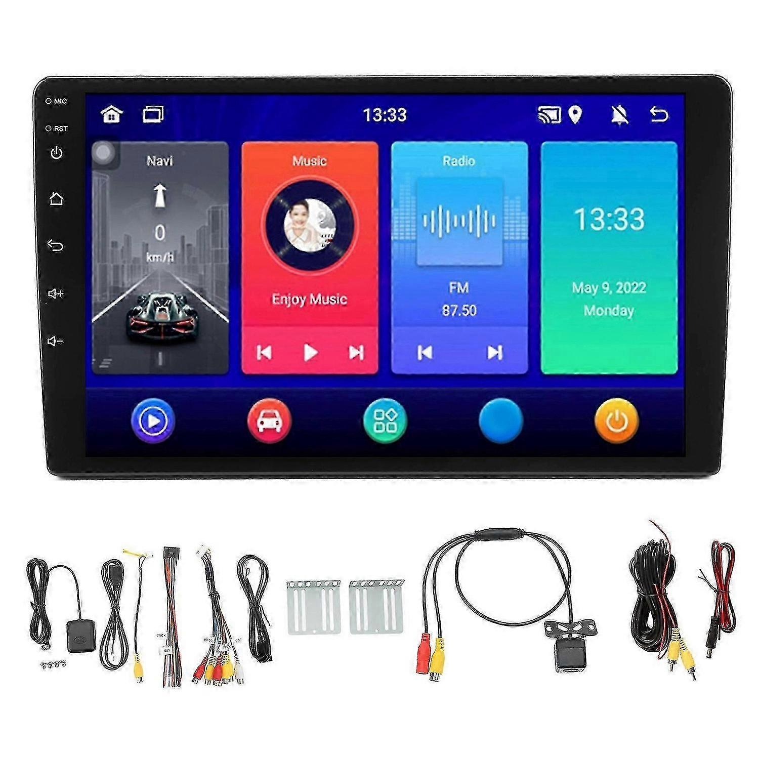 9 in Car Radio 4G RAM 32GB ROM DC12V Steering Wheel Control WIFI Connection Stereo GPS Navigation Multimedia Player Without Camera