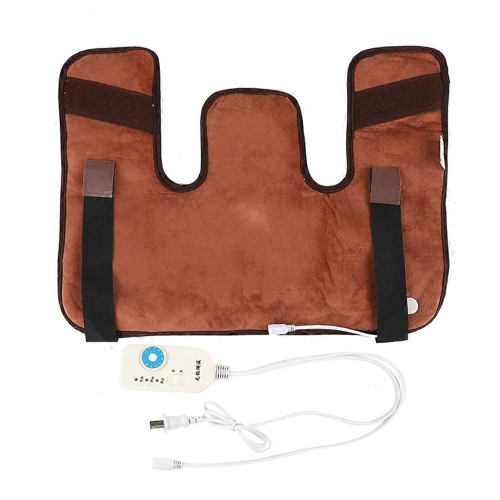Electric Heating Neck Shoulder Pad Moxa Bag Hot Compress Therapy Shoulder Protector