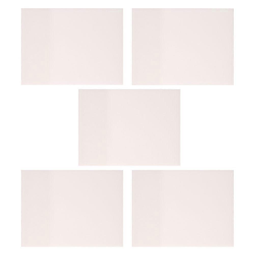 Clear Note Pads Transparent Memo Notes for School and Daily Use Square Shape 5Pack