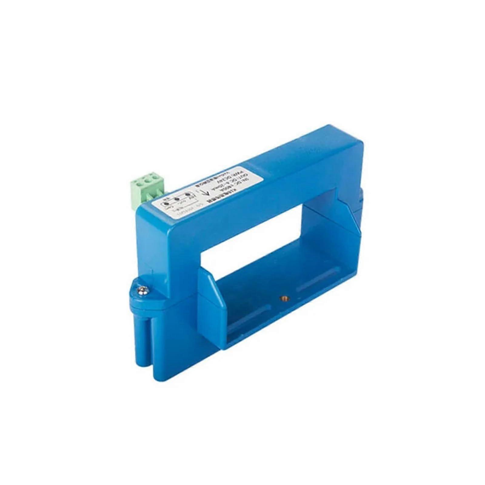 Aperture 84x22mm, perforated, AC/DC current transmitter, 0–5V output, input 5–500A, DC 12–28V.