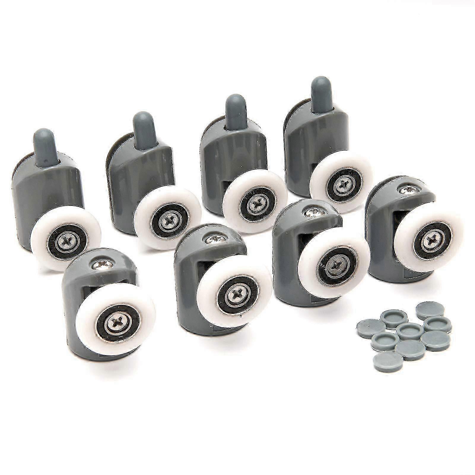 Shower Door Roller Pulley Accessories for Sliding Door Top and Bottom Single Wheel Replacement
