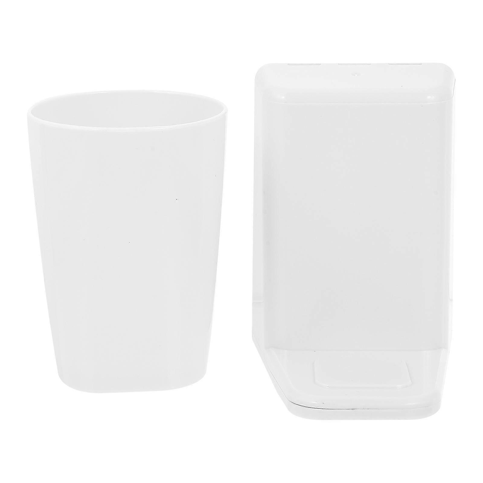 Bathroom Toothbrush Holder Creative Tooth Cup WallMounted Inverted Design 1Set