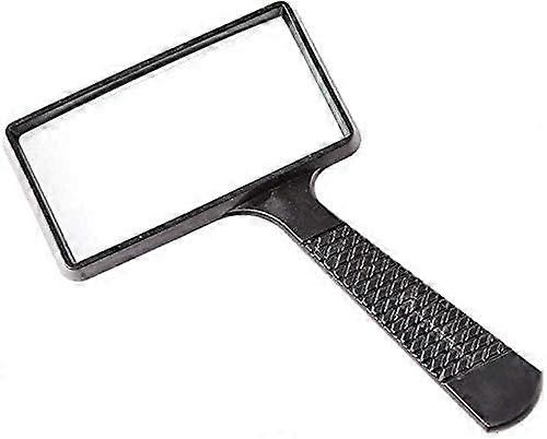 definition glass reading loupe, scratchresistant, handheld magnifier with nonslip grip for seniors