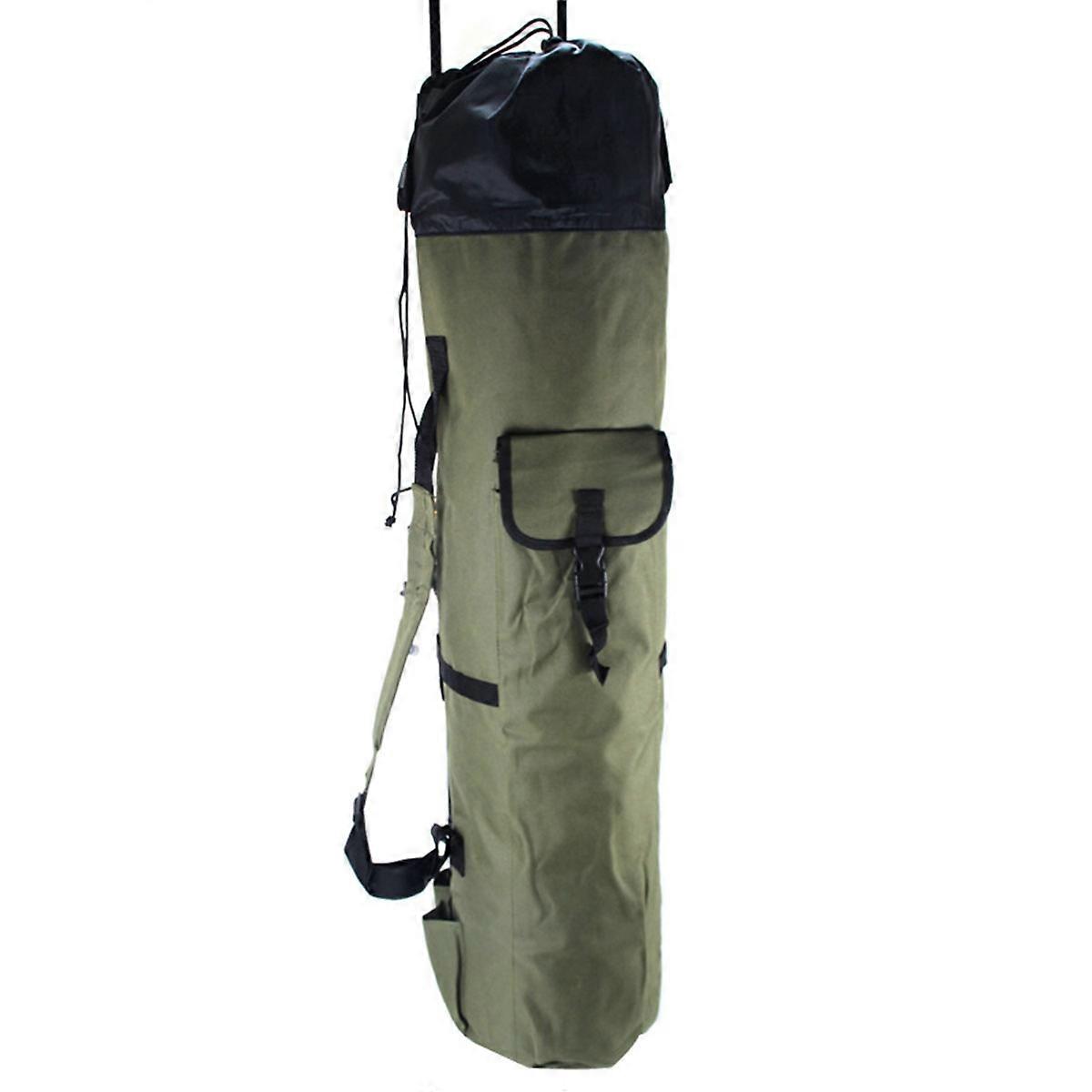 Lure Rod Travel Bag Cylindrical Style Fishing Tool Storage Multi-functional Use Portable Fishing 1Set