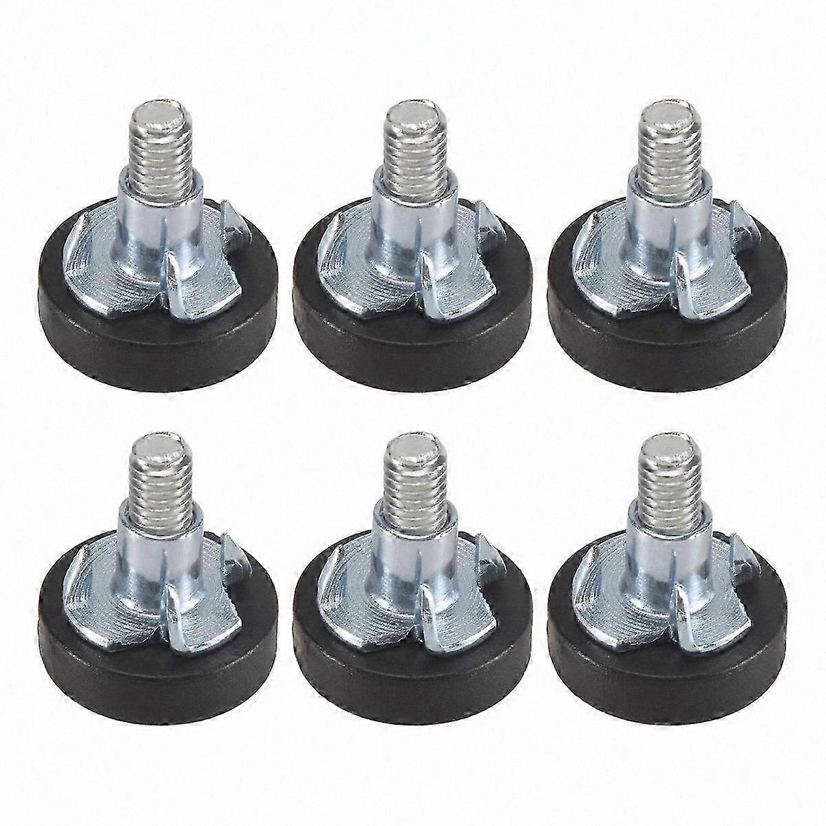 32-Pack M6 Threaded Adjustable Leveling Feet for Furniture and Chairs