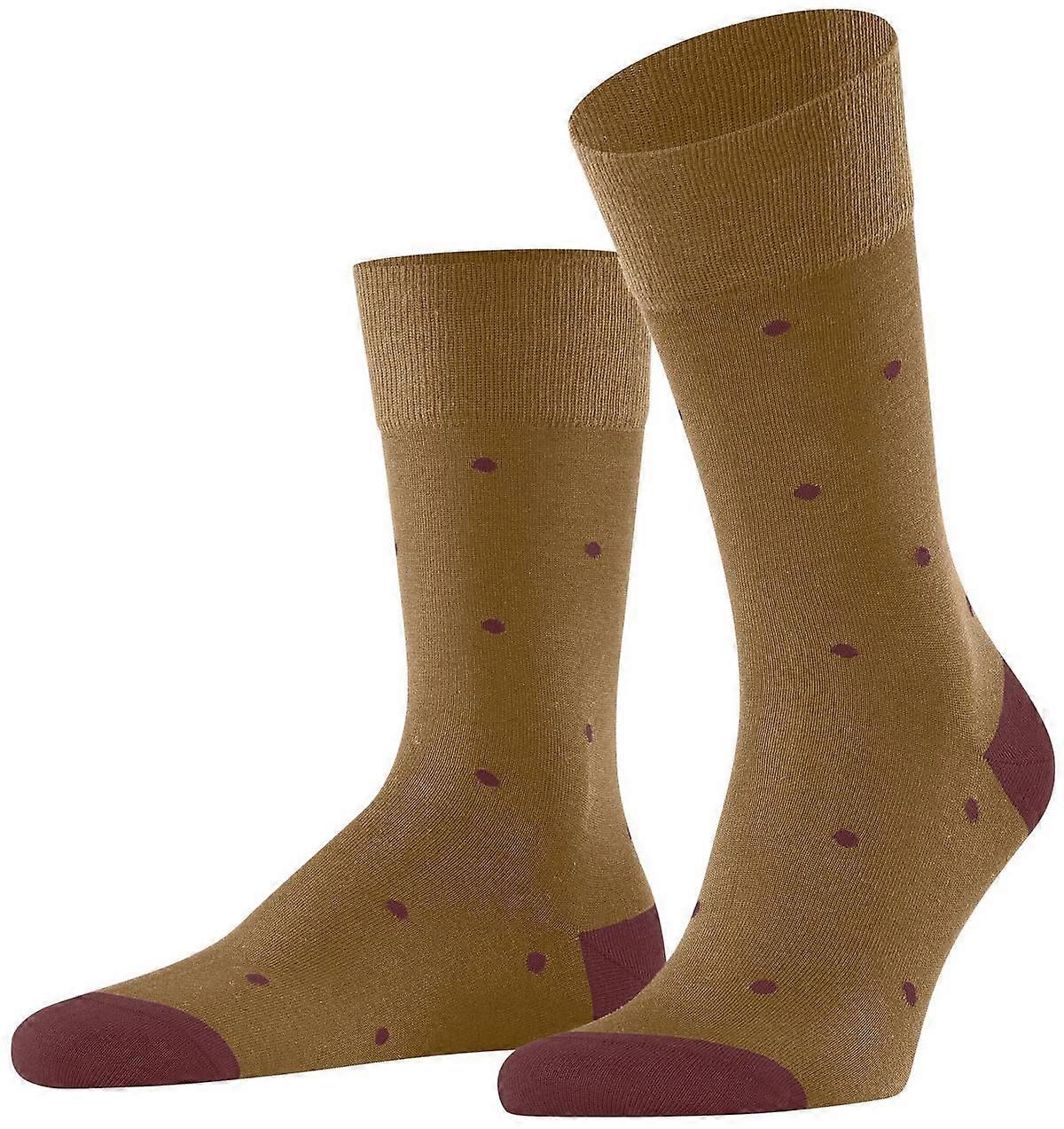 Falke Dot Socks - Old Brass Brown