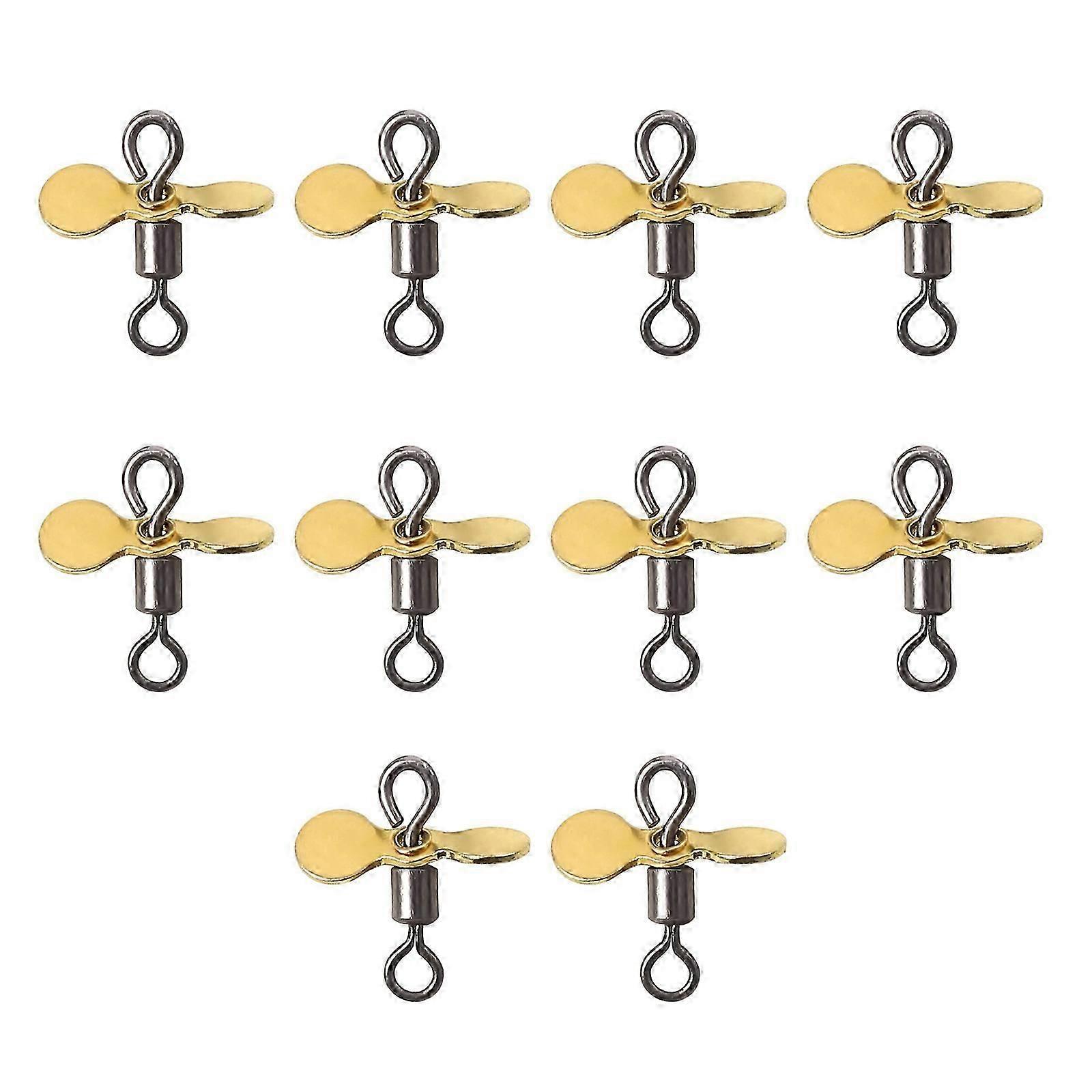 10 Pcs DIY Iscas De Pesca Gancho Iscas Acessórios De Pesca Plug Casting Hélice Spinnerbait Inoxidável Spinnerbait Adereços prata L