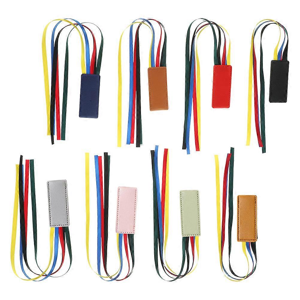 8pcs Decorative Ribbon Bookmarks for Books, Bible & Reading Elegant Page Markers for Easy Page Finding, Suitable for All Readers