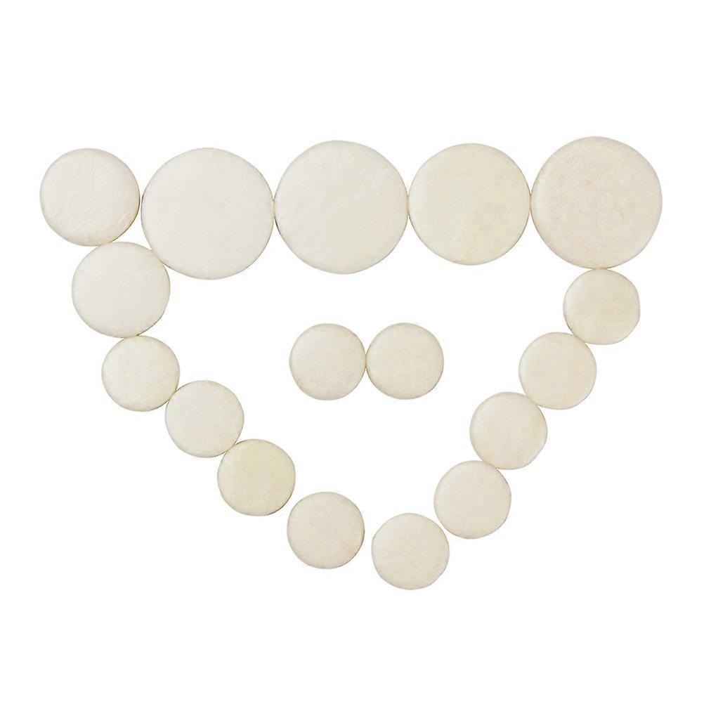 17 in 1 Replacement White Felt Pads for Clarinet Woodwind Instruments