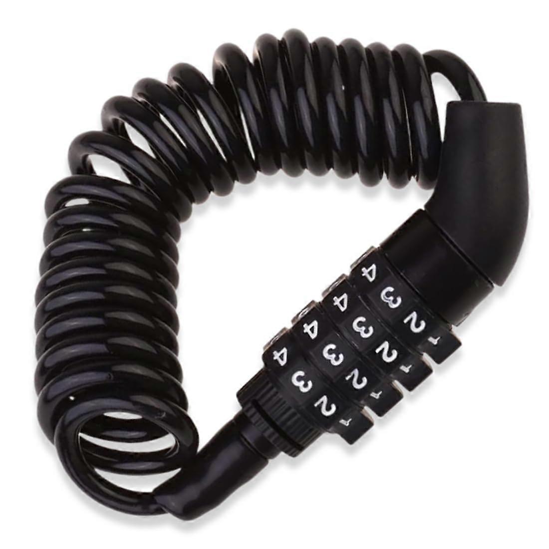 Motorcycle Helmet Lock 150 cm / 4 mm Lock Bicycle Cable Lock Small Pram Lock Mini Bicycle Lock with 4Digit Combination Code