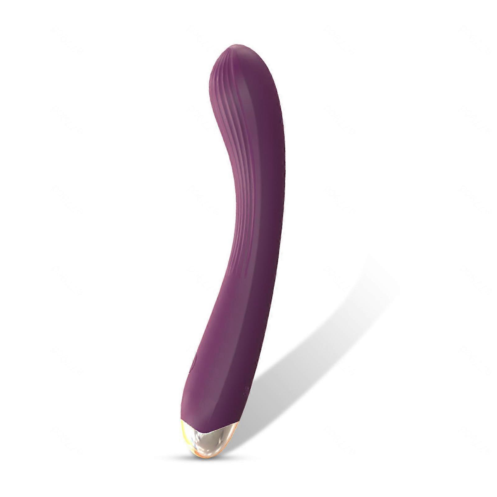 硅胶 GSpot 振动器 10 种模式,紫色