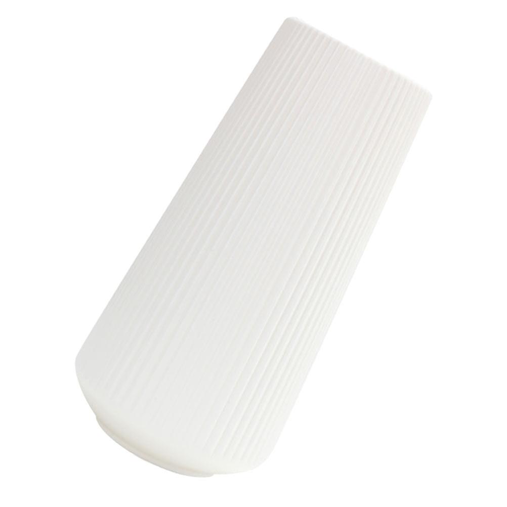 White Plastic Vase for Dried Flower Arrangement and Home Decoration with Style 1Pc
