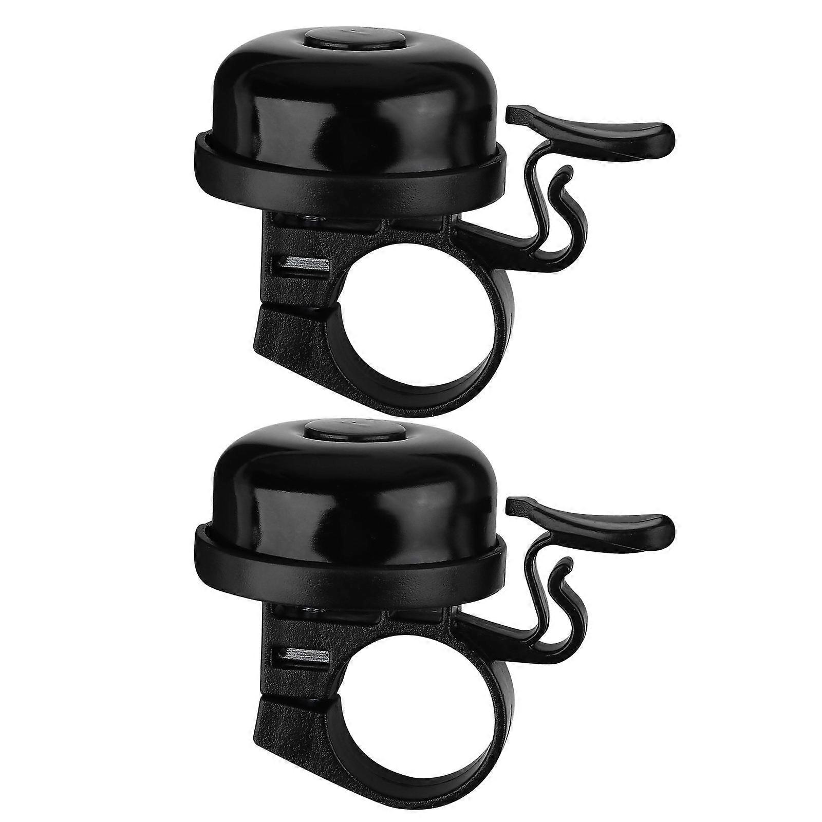 Crisp Sound Mountain Bike Bell Set – Universal Handlebar Compatibility, Easy Installation, 2pcs Cycling Accessory for Bike Enthusiasts