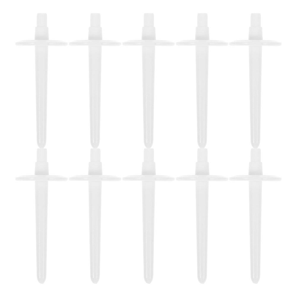Thread White Spool Pin Cap for Home Use 12Pcs Plastic Sewing Machine Bobbin Holder