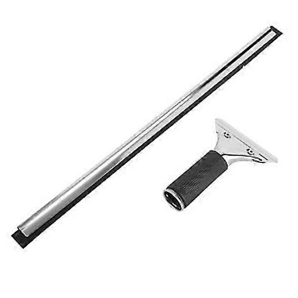 Stainless Steel Window Squeegee for Glass, Bathroom Mirror, Car Cleaning (45cm)