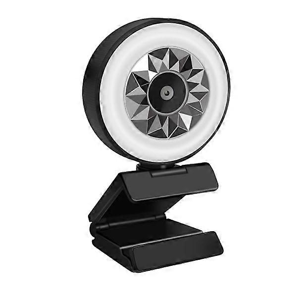 1080P 2K High-Definition-Webcam mit eingebautem Mikrofon 360° drehbare USB2.0 Plug-and-Play-Kamera