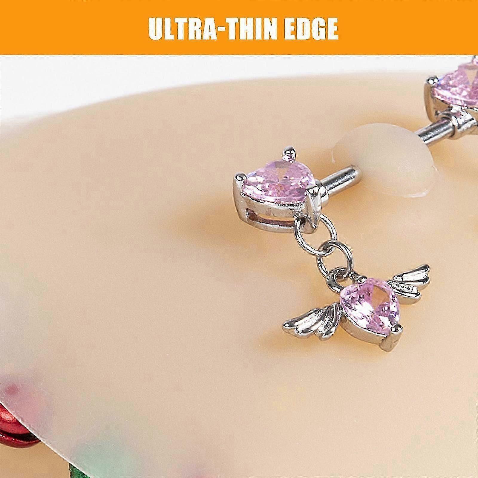 Copricapezzoli Con Piercing Falso In Silicone – Pasties Adesivi Per Lingerie, Festa E Abiti Scollati