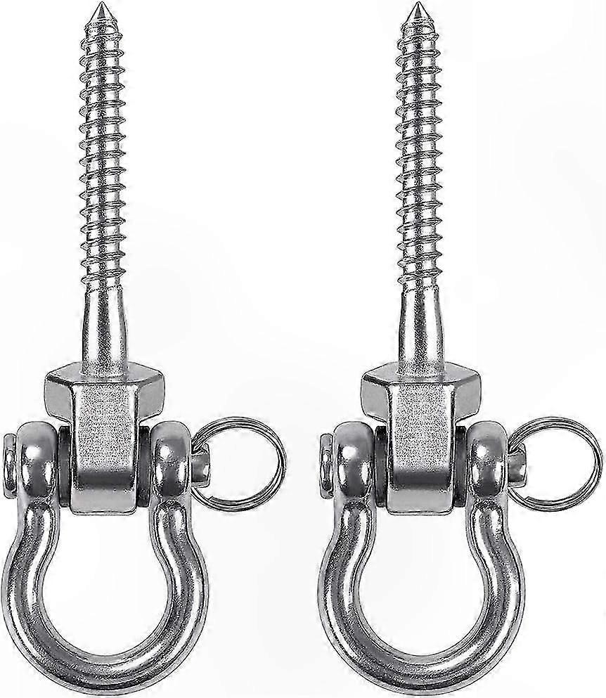 Durable Stainless Steel Swing Hangers with Bracket, Rust-Proof Heavy Duty Hardware for Swings