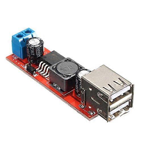 Dual USB 9 V / 12 V / 24 V / 36 V / 5 V Converter DCDC 3A Step Down Power Module