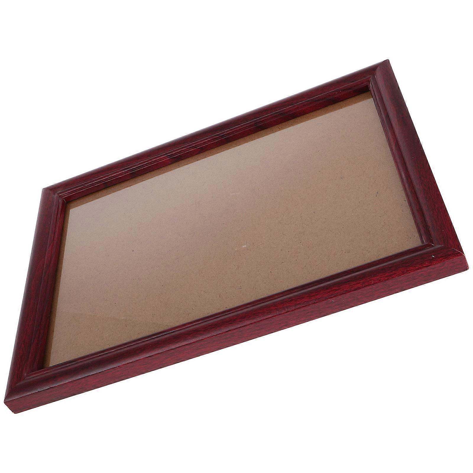 Diploma Frame Certificate Frame Wood Picture Frame Home Decoration Office Use Rectangular Classic Style 1Set