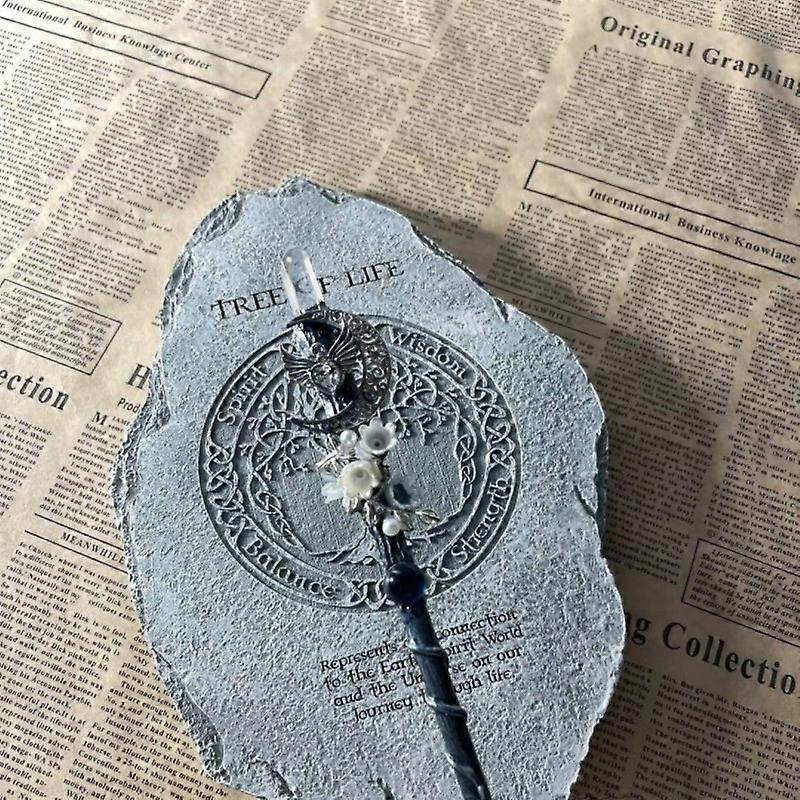 Magic Wand Cosplay Prop Crystal Handmade Gift Student Witch Wizard - No gift box for a single wand