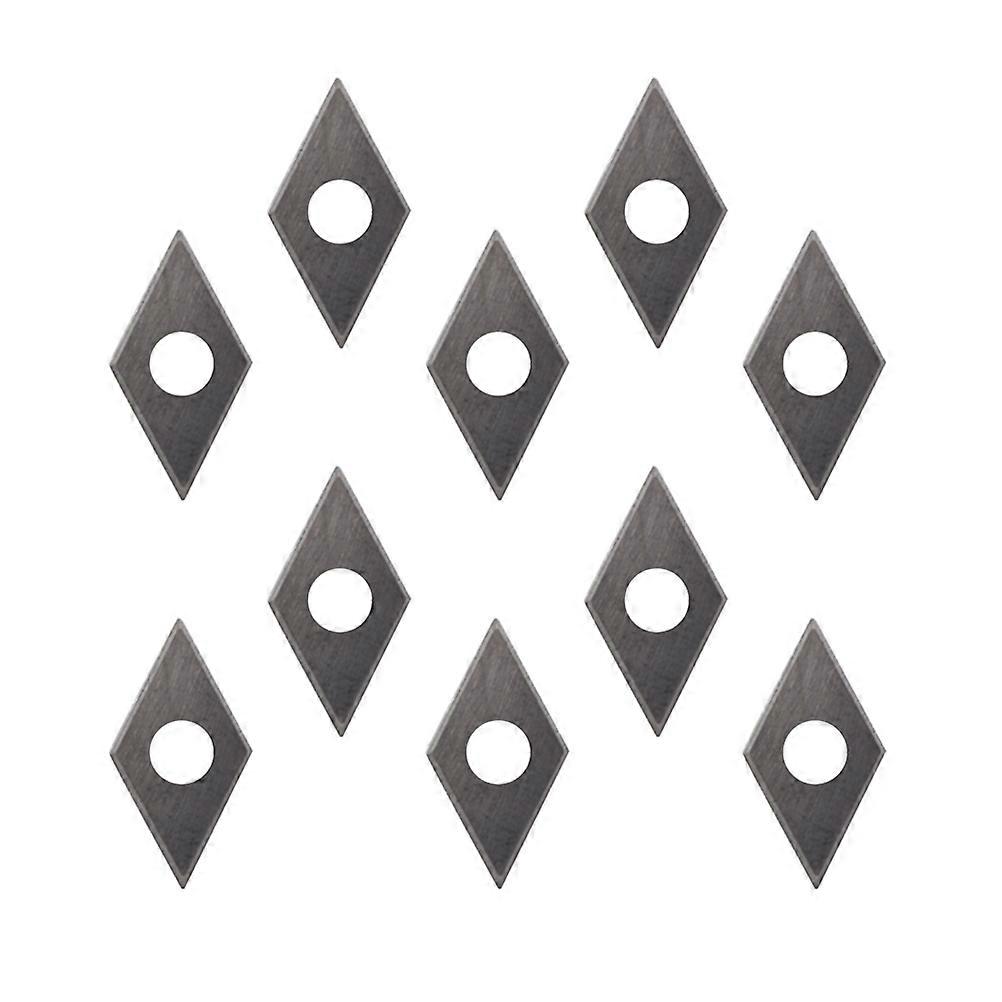 10Pcs Rhombus Seam Cleaning Tool Made From Tungsten Steel For Effective Tile Gap Cleaning In Construction Projects