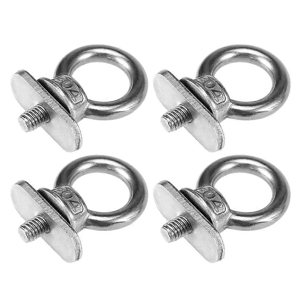 E-Track Hooks Kayak Track Mount Eyelet Great Load Hook For Fishing And Boating 4Pcs