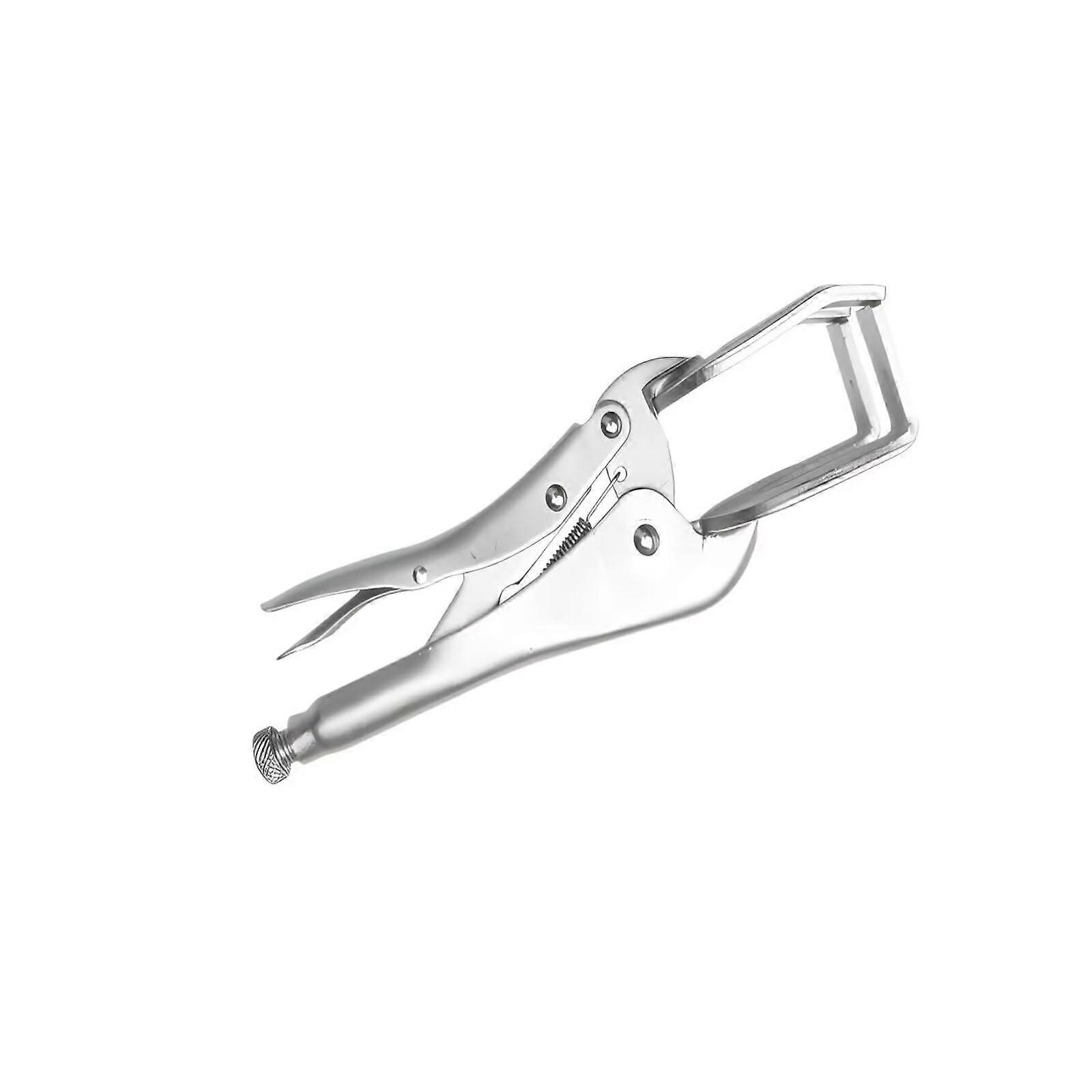 1 x 9 Inch U Shaped Jaw Adjustable Locking Welding Pliers Clamp with Locking Handle for Secure Welding Applications