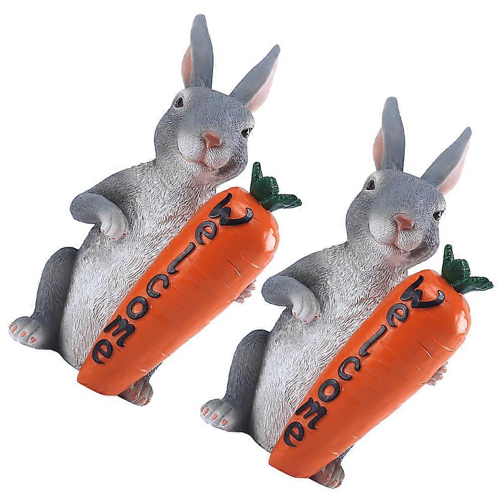 Stylish Resin Animals, Bunny Design for Unique Home Accents