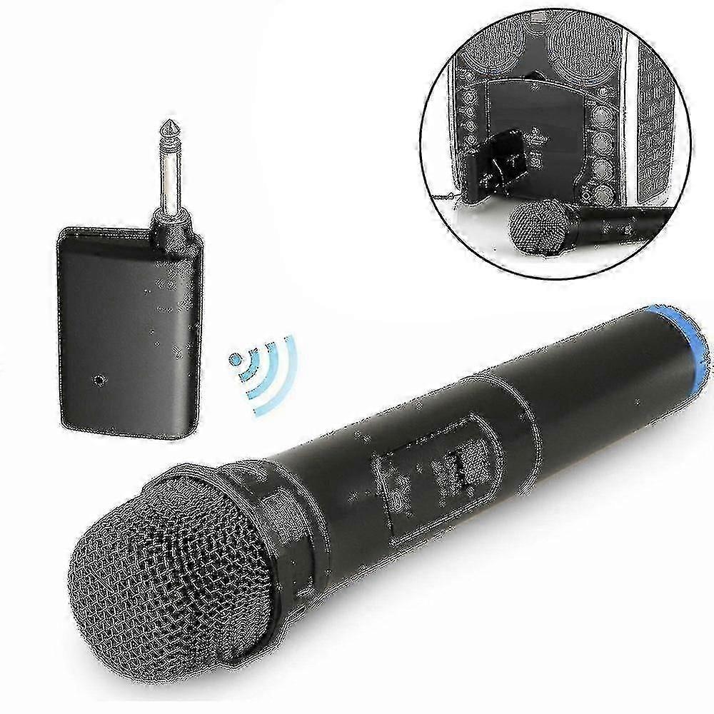 Wireless Microphone, Cordless Handheld Mic System With Receiver, For Karaoke, Singing, Party, Wedding, Dj, Speech