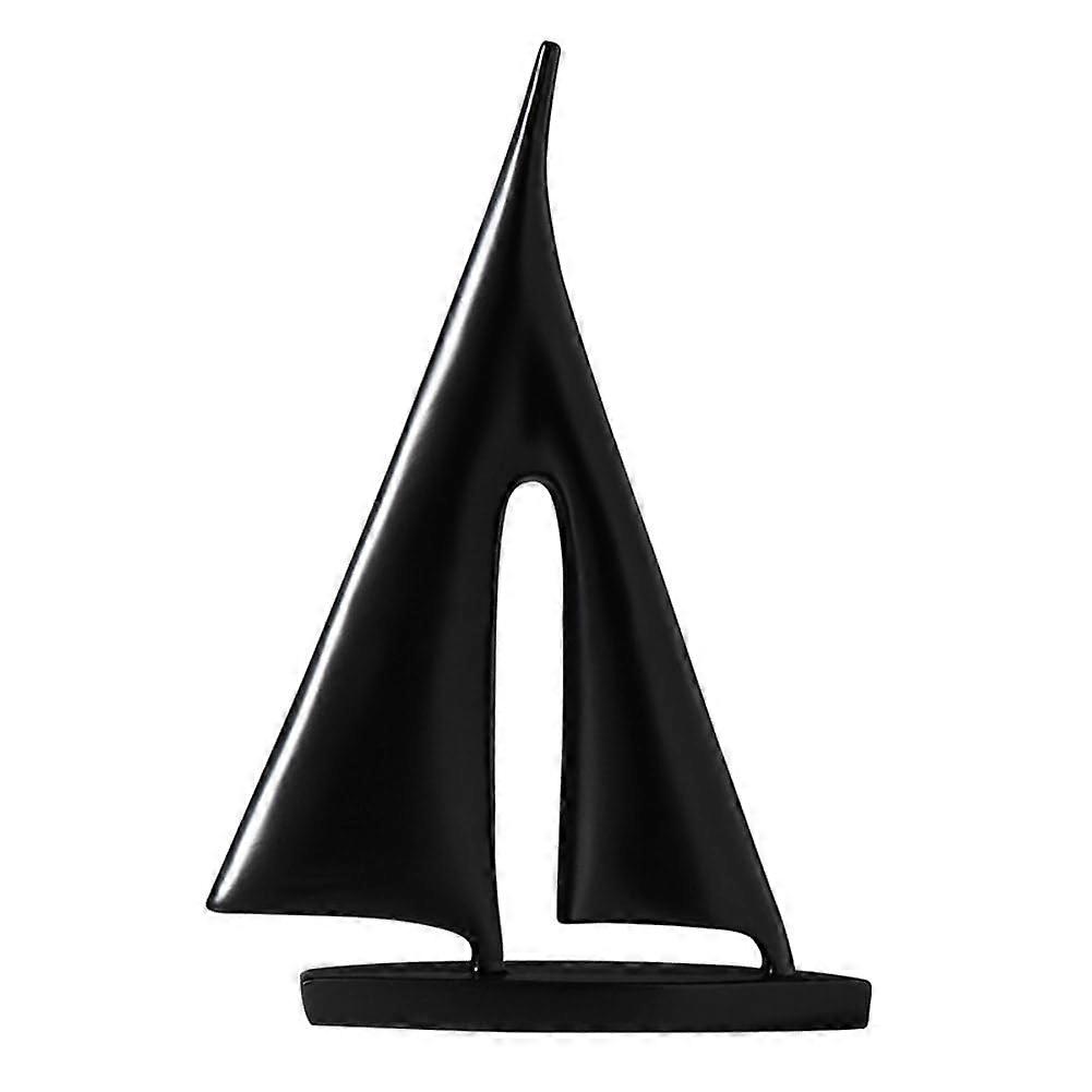 Abstract resin sailboat model, ornament, modern sailing , nautical sculpture, bedroom, desk, bookshelf, decoration, handicraft Ref: 6224