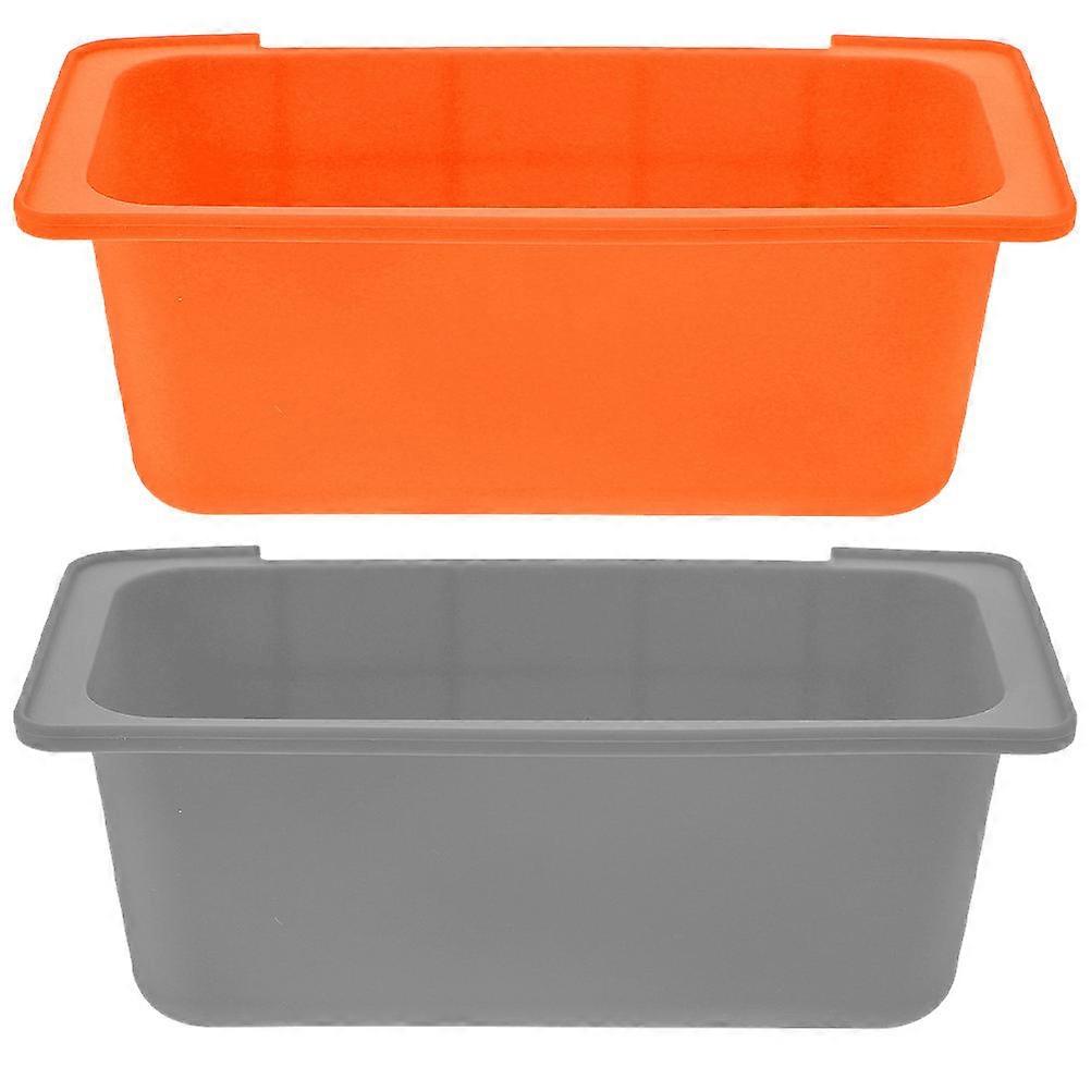 Reusable Silicone Grease Catcher Liner for Kitchen Use Assorted Color 2pcs Compatible with