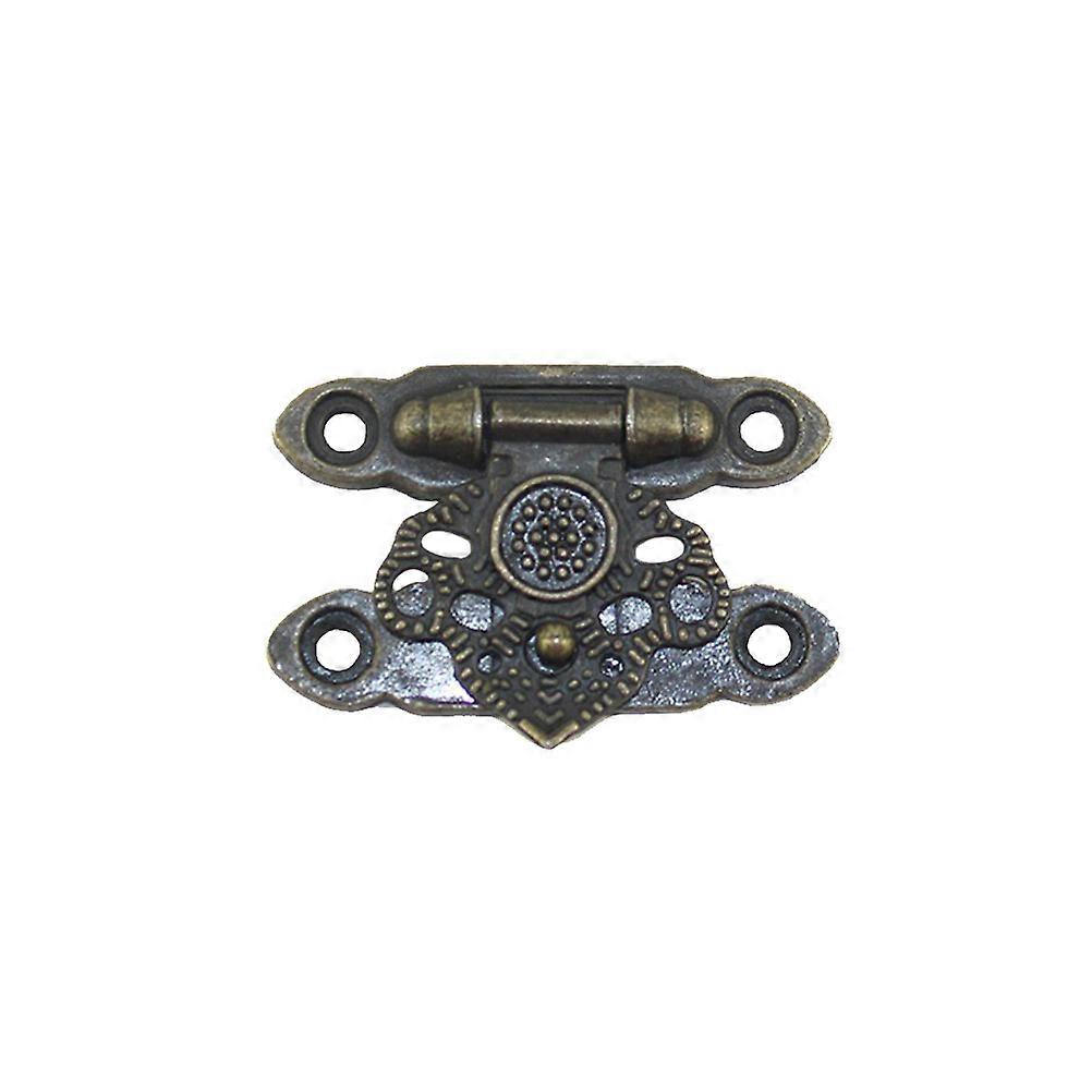 Retro Hasp Latch 16Pcs Decorative Clip Clasp Zinc Alloy Lock Catch Latches Suitable For Jewelry Chest Box 3.5X2.5X1Cm