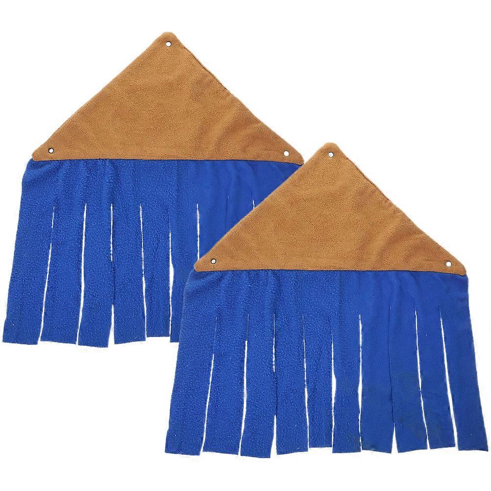 bomuld hjørne skjulested for små kæledyr assorteret farve åndbar og komfortabel 2stk